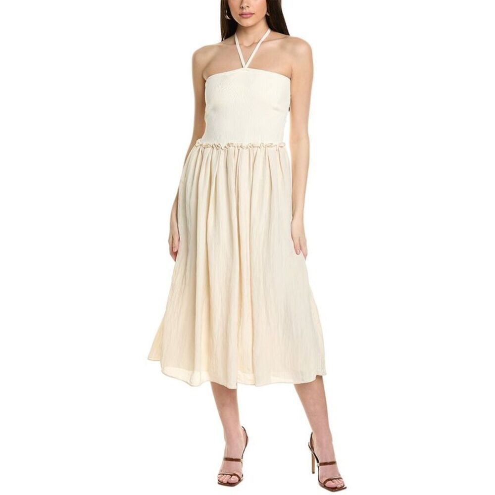 Tanya Taylor Cream Midi Dress